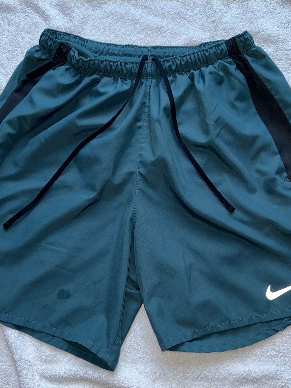 Nike Teal Athletic Shorts with Black Accents